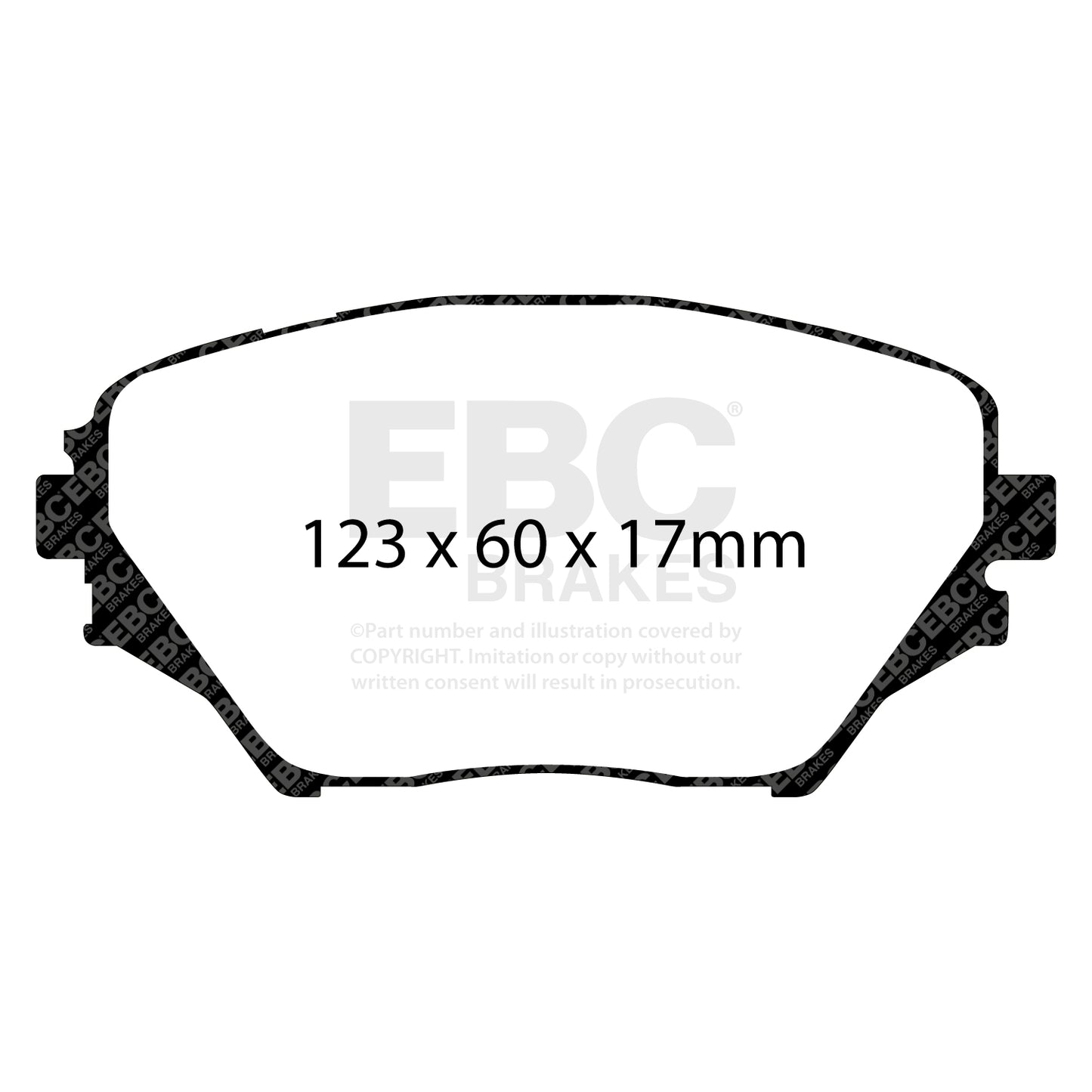 EBC Greenstuff 6000 Series Truck and SUV Brake Pad Set (DP61402)