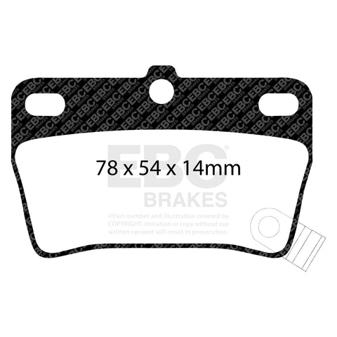 EBC Ultimax OE Replacement Brake Pad Set (DP1403)