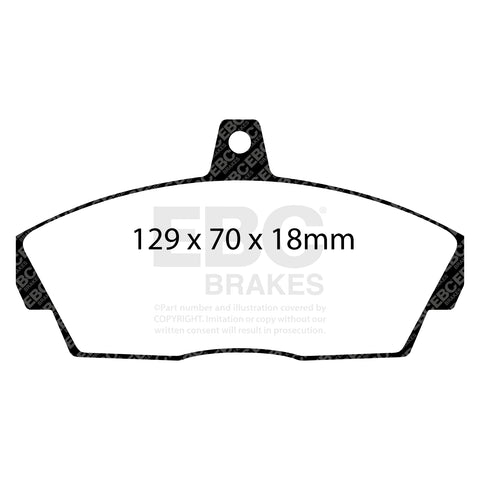 EBC Ultimax OE Replacement Brake Pad Set (DP1415)