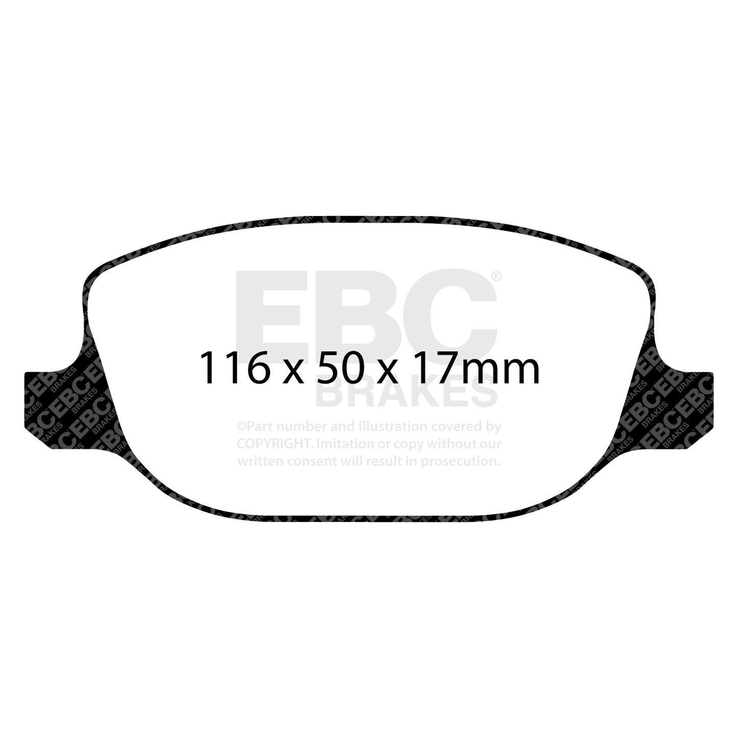 EBC Ultimax OE Replacement Brake Pad Set (DP1425)