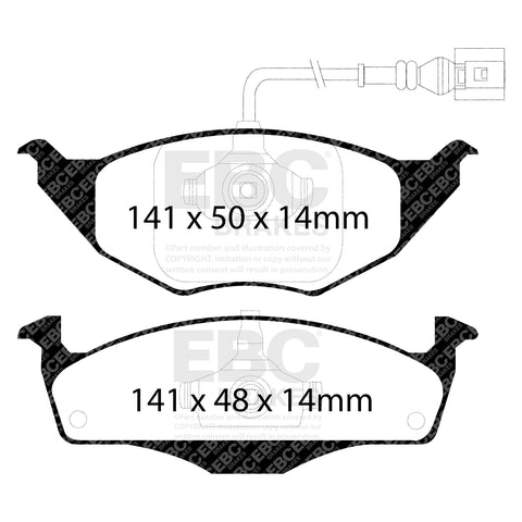 EBC Ultimax OE Replacement Brake Pad Set (DP1432)