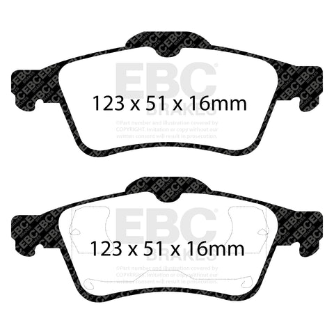 EBC Ultimax OE Replacement Brake Pad Set (DP1448)