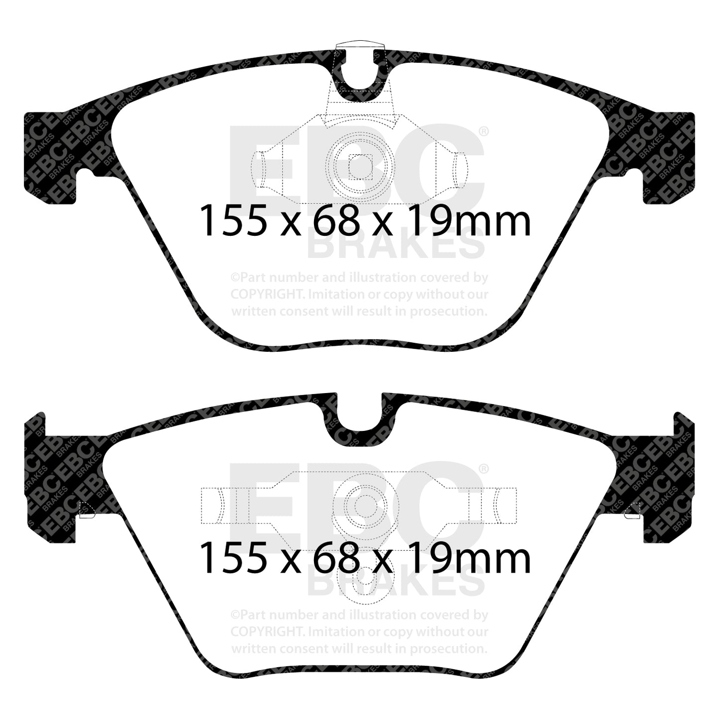 EBC Ultimax OE Replacement Brake Pad Set (DP1449)