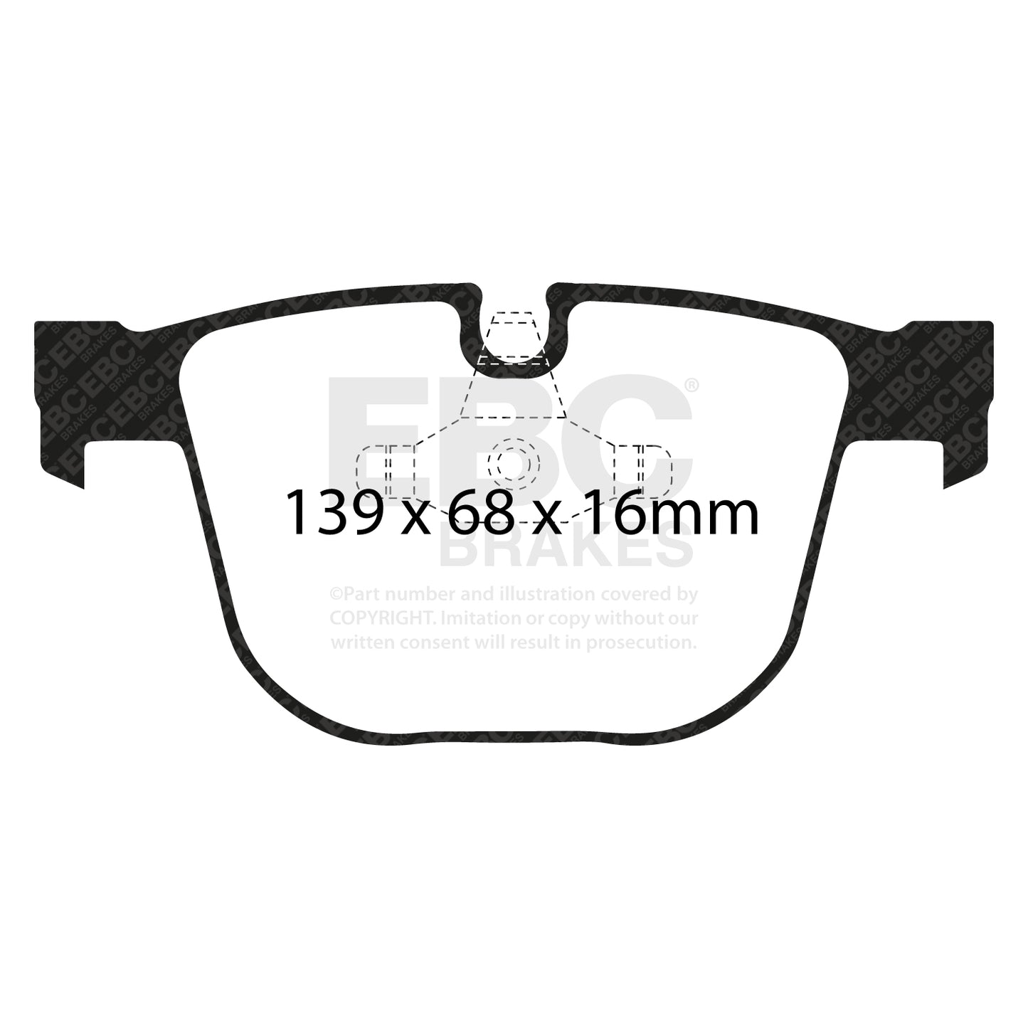 EBC Ultimax OE Replacement Brake Pad Set (DP1451)