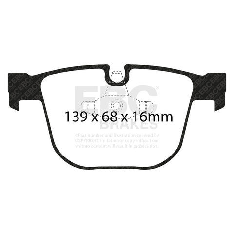 EBC Ultimax OE Replacement Brake Pad Set (DP1451)