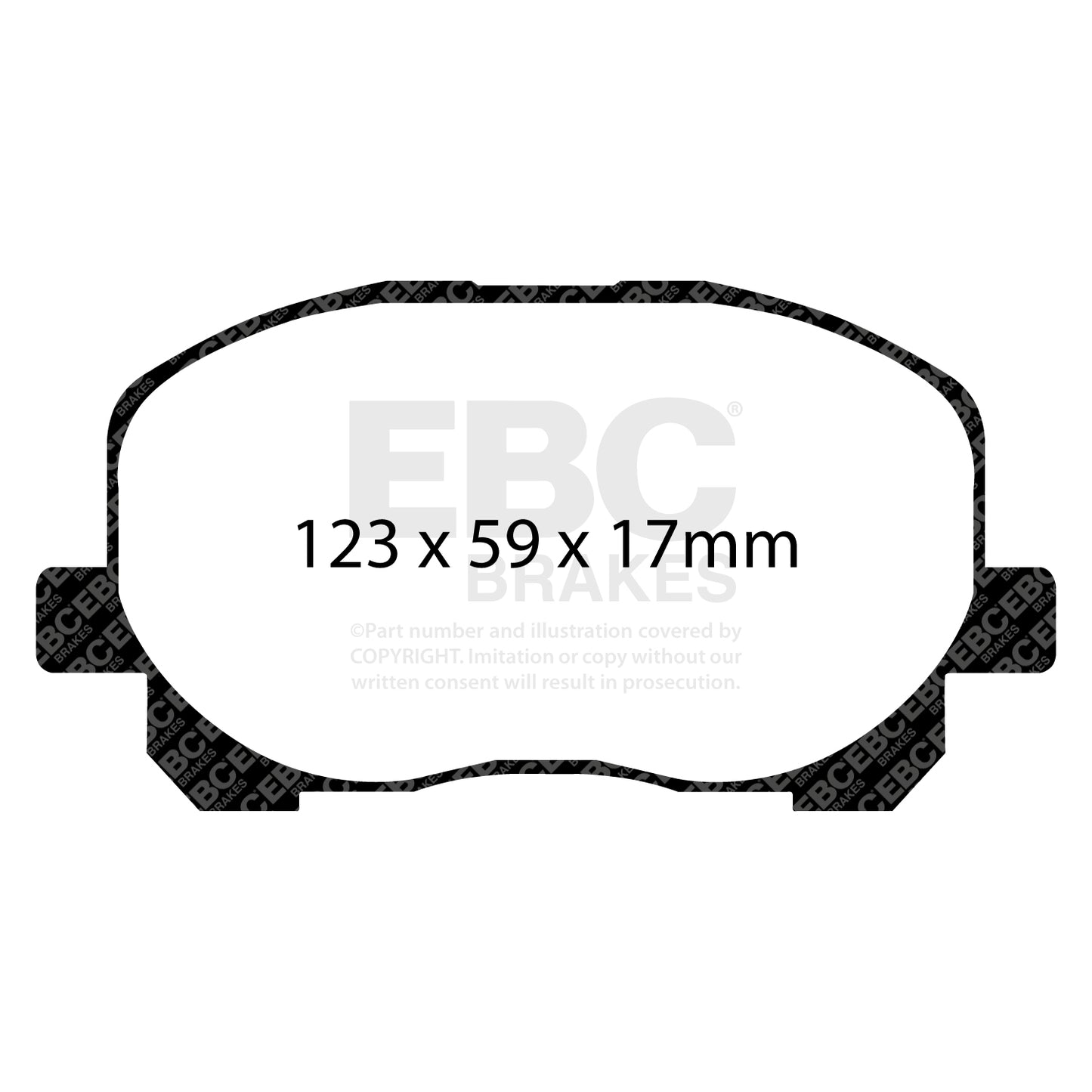 EBC Ultimax OE Replacement Brake Pad Set (DP1455)