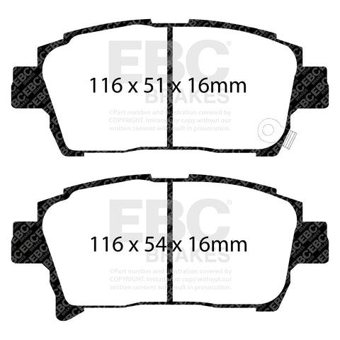 EBC Ultimax OE Replacement Brake Pad Set (DP1459)