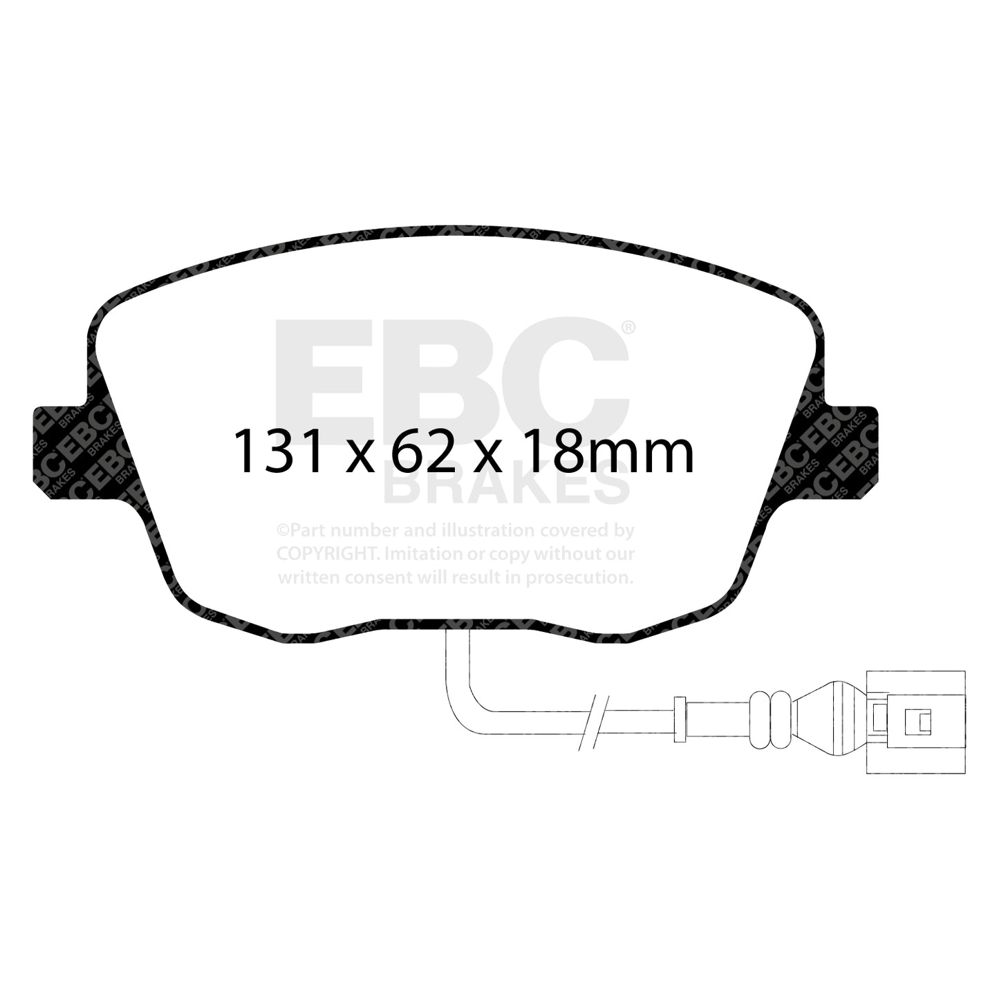 EBC Ultimax OE Replacement Brake Pad Set (DP1479)