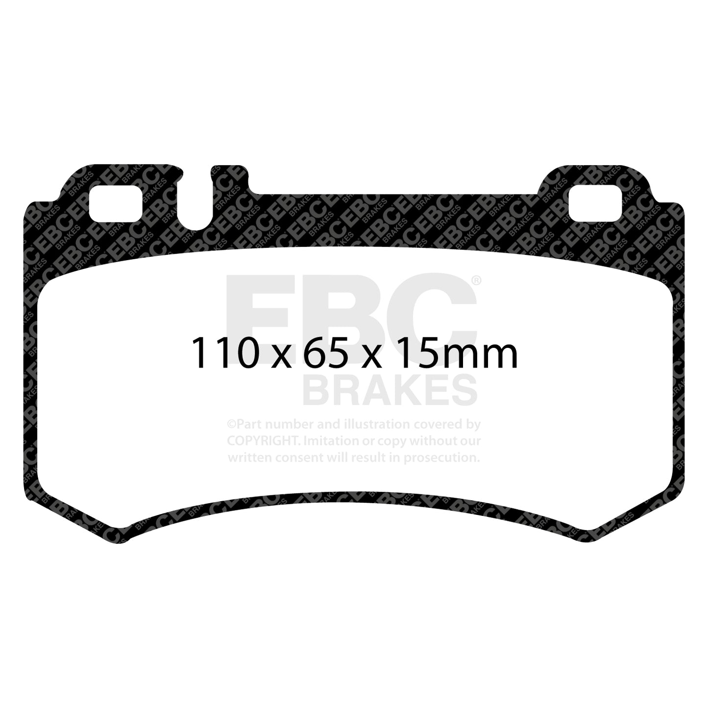 EBC Redstuff 3000 Series Sport Brake Pad Set (DP31490C)