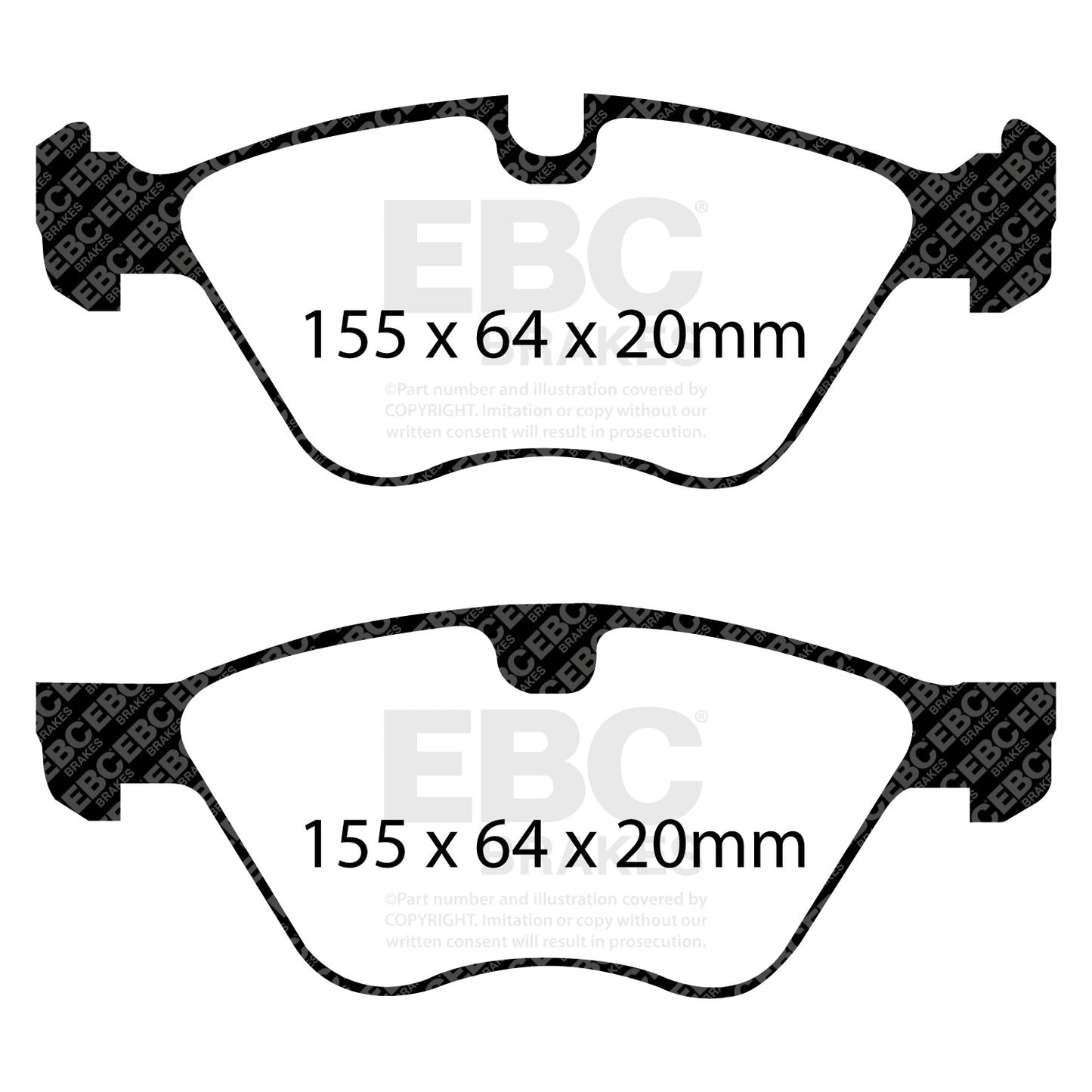 EBC Ultimax OE Replacement Brake Pad Set (DP1493)