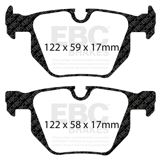 EBC Redstuff 3000 Series Sport Brake Pad Set (DP31494C)