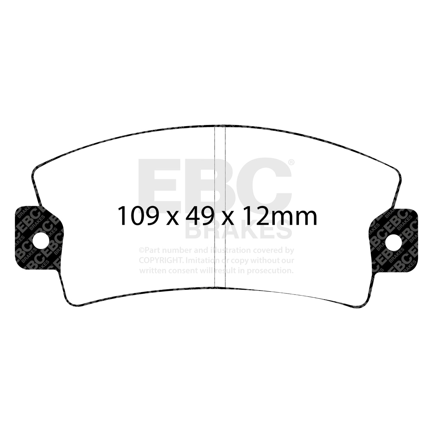 EBC Ultimax OE Replacement Brake Pad Set (DP151)