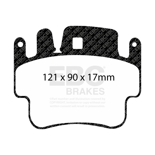 EBC Redstuff 3000 Series Sport Brake Pad Set (DP31514C)