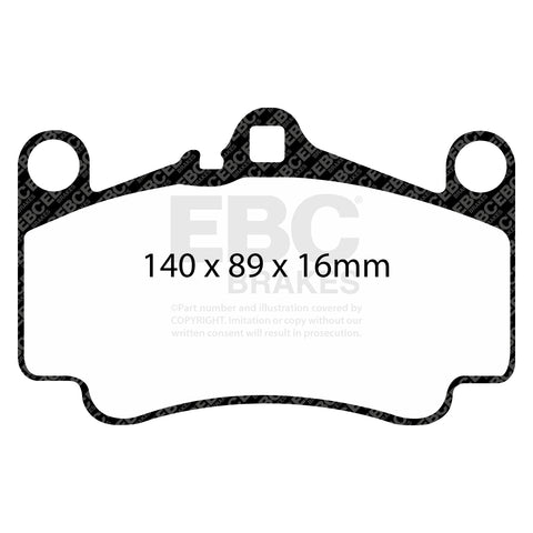 EBC Redstuff 3000 Series Sport Brake Pad Set (DP31515C)