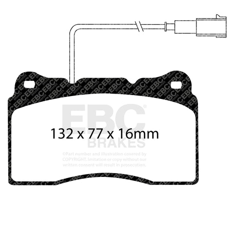 EBC Ultimax OE Replacement Brake Pad Set (DP1536)