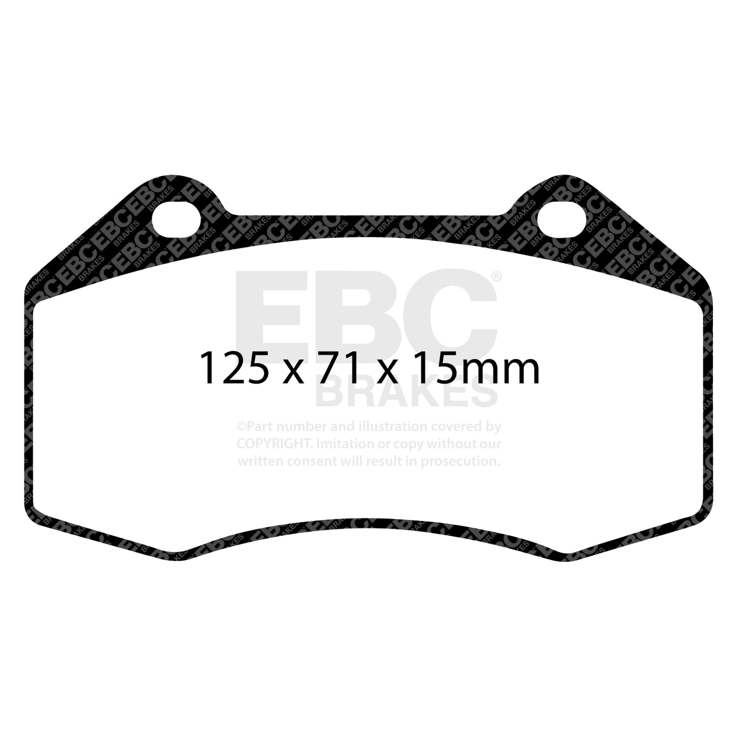 EBC Greenstuff 2000 Series Sport Brake Pad Set (DP21539)