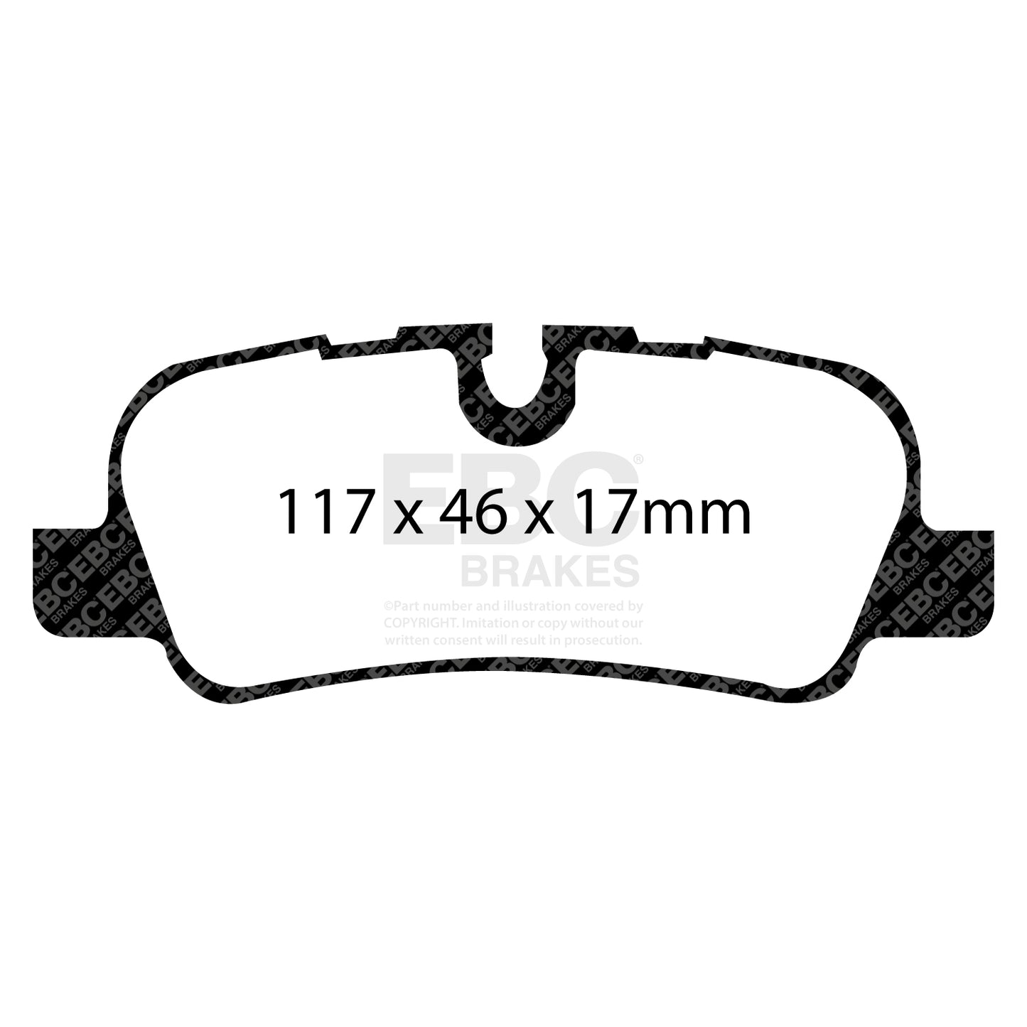 EBC Ultimax OE Replacement Brake Pad Set (DP1542)