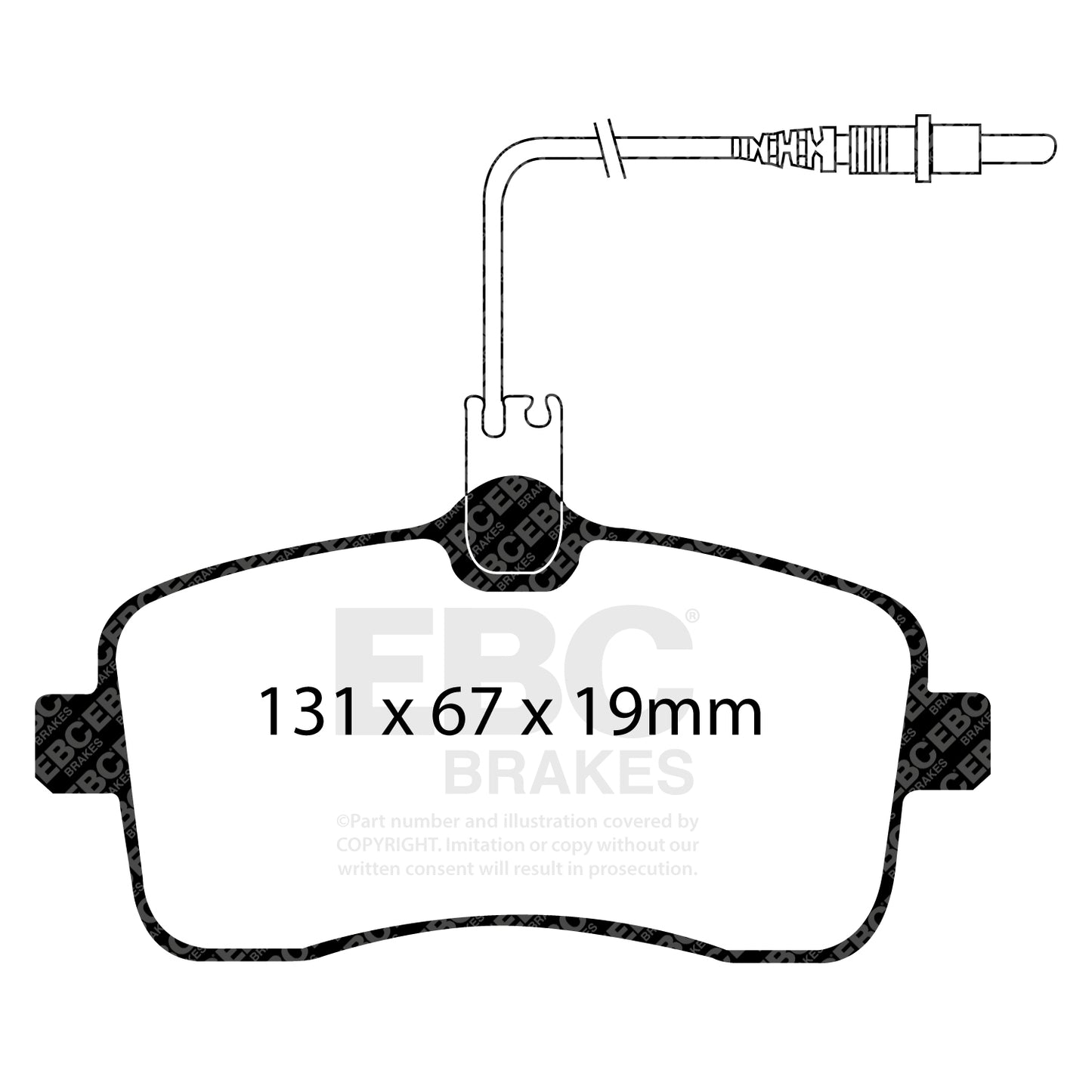 EBC Ultimax OE Replacement Brake Pad Set (DP1549)