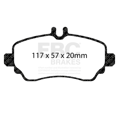 EBC Ultimax OE Replacement Brake Pad Set (DP1555)