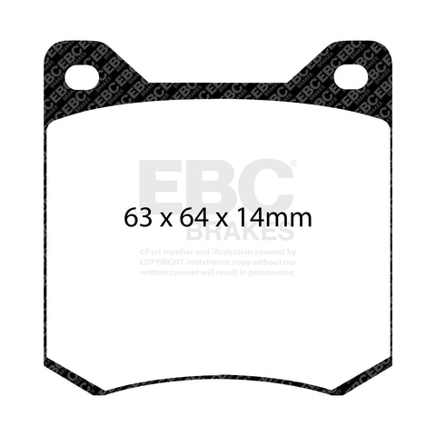 EBC Ultimax OE Replacement Brake Pad Set (DP156)