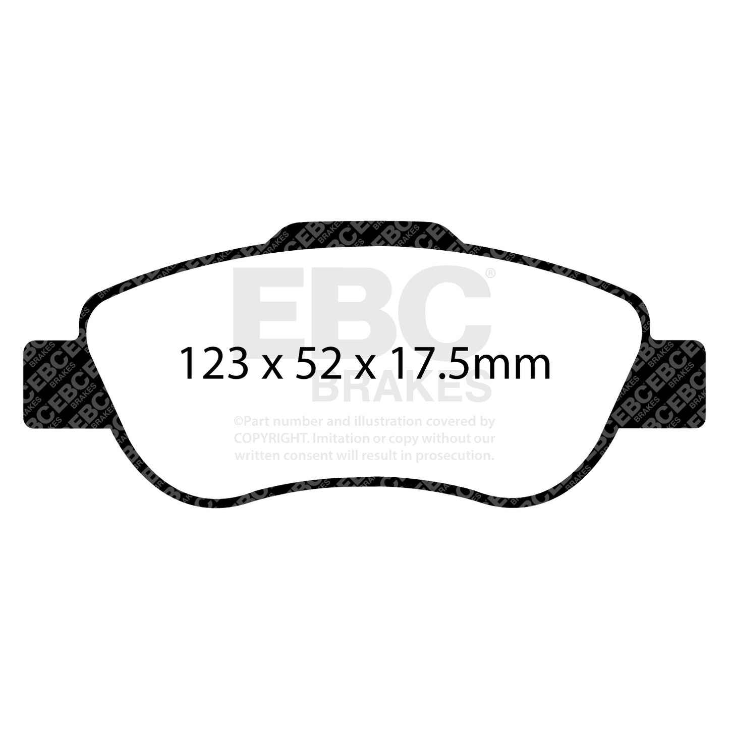 EBC Ultimax OE Replacement Brake Pad Set (DP1573/2)