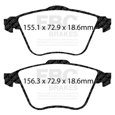 EBC Greenstuff 2000 Series Sport Brake Pad Set (DP21574)