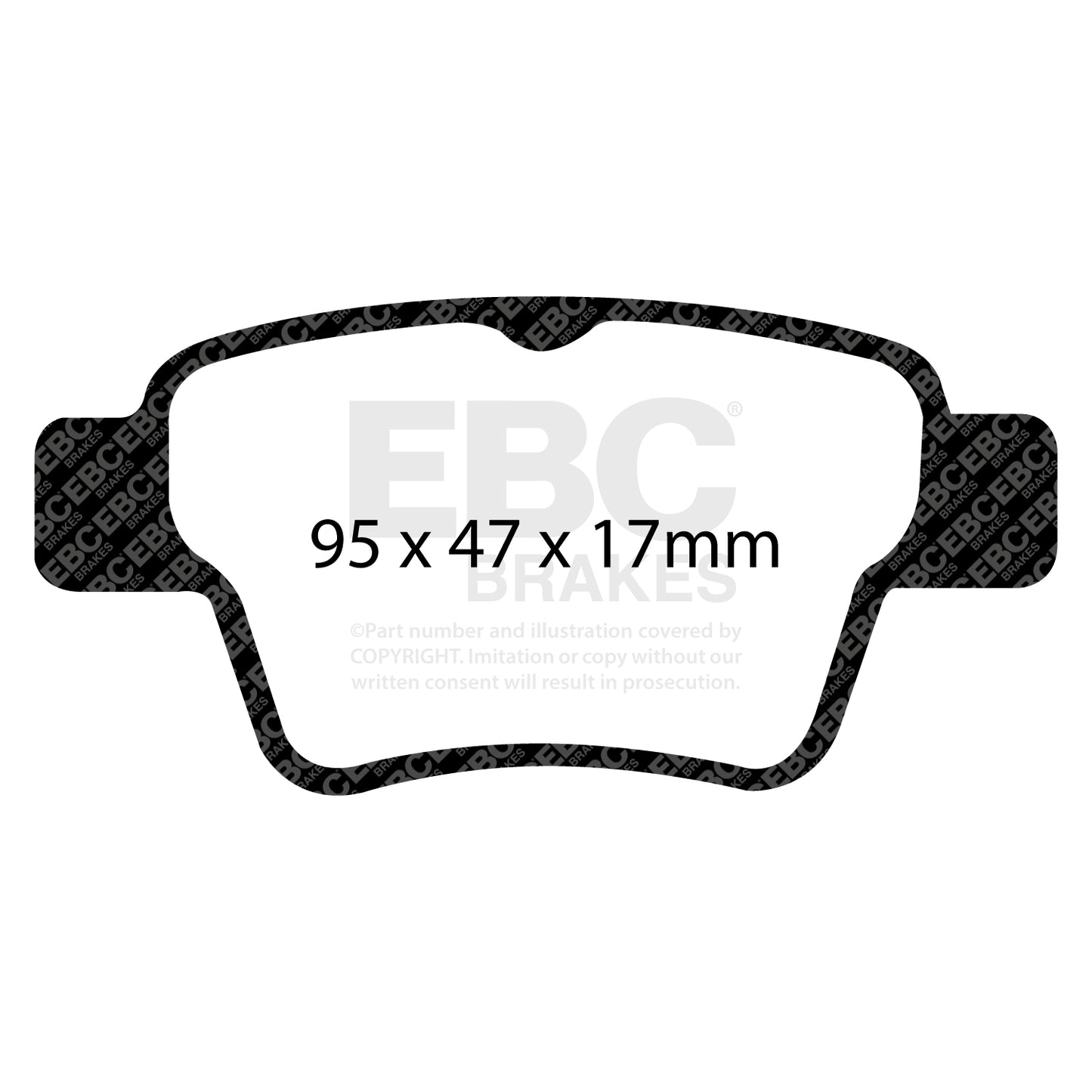 EBC Ultimax OE Replacement Brake Pad Set (DP1575)