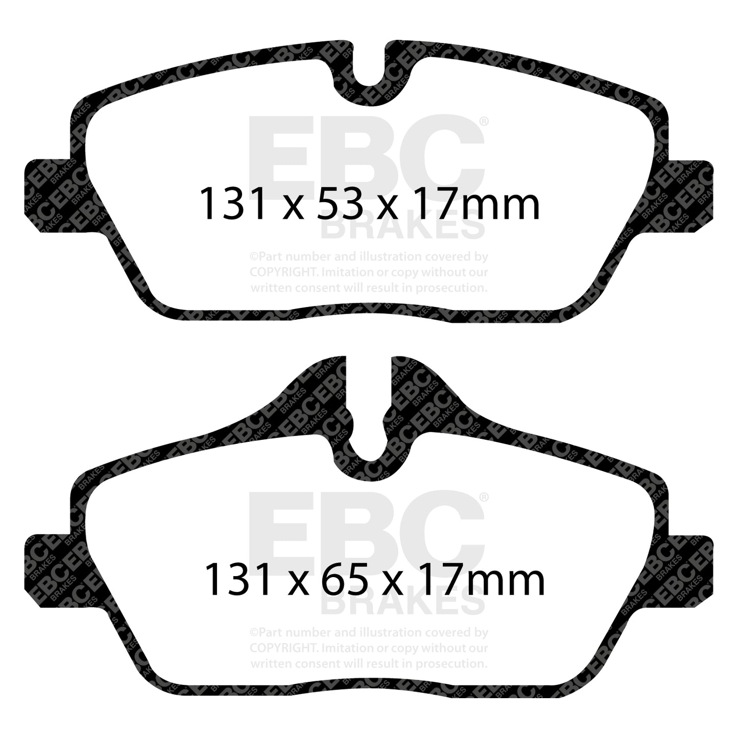 EBC Ultimax OE Replacement Brake Pad Set (DP1578)