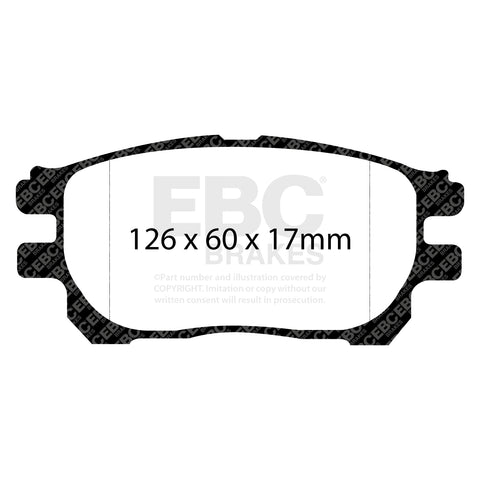 EBC Ultimax OE Replacement Brake Pad Set (DP1585)