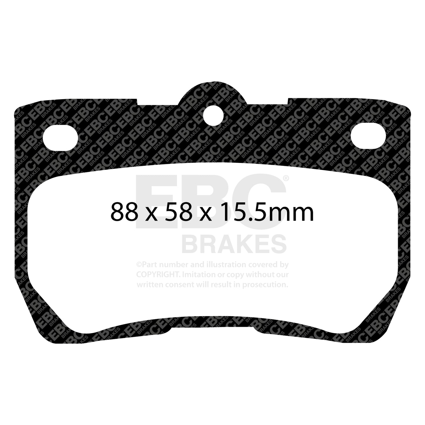 EBC Ultimax OE Replacement Brake Pad Set (DP1586)