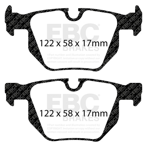 EBC Greenstuff 6000 Series Truck and SUV Brake Pad Set (DP61588)