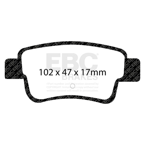 EBC Ultimax OE Replacement Brake Pad Set (DP1599)