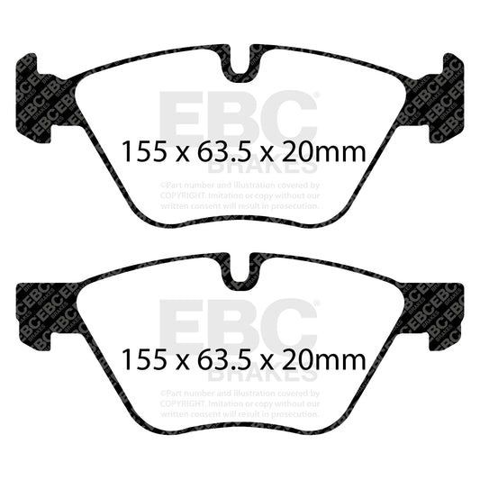 EBC Redstuff 3000 Series Sport Brake Pad Set (DP31600C)