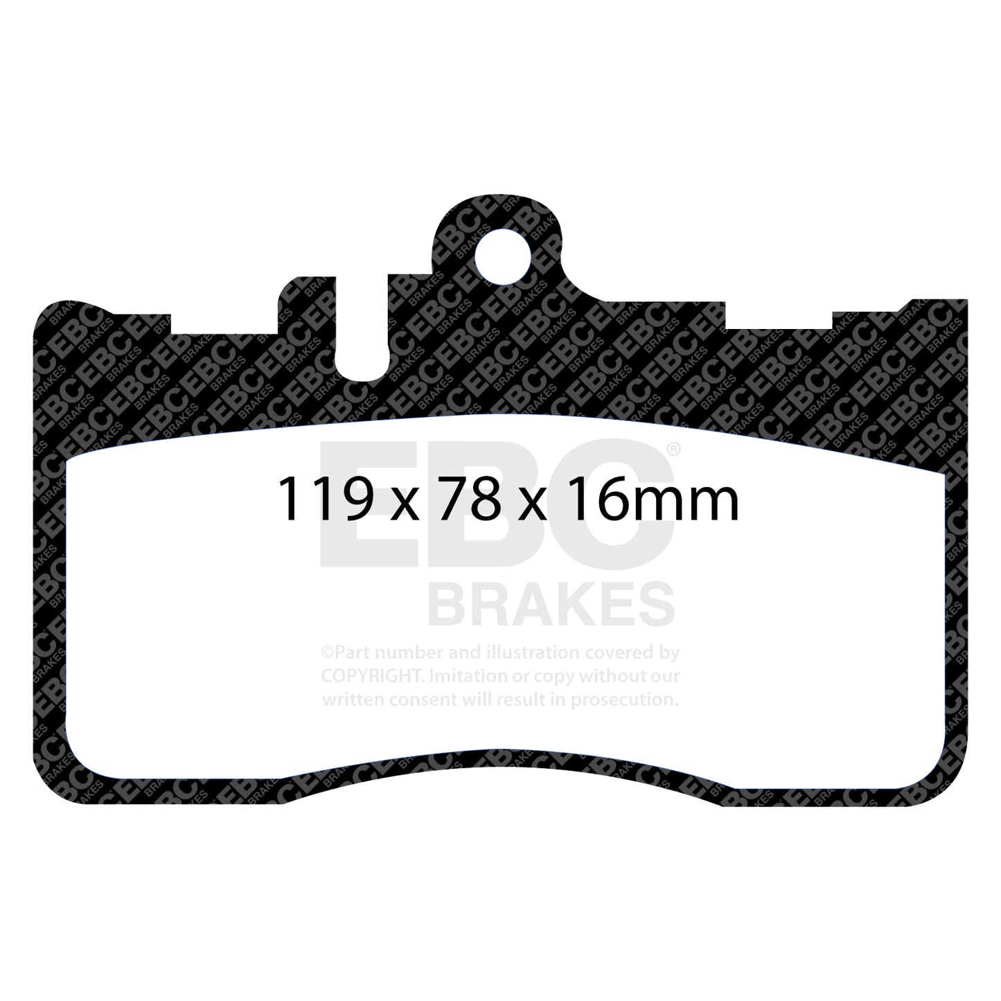 EBC Ultimax OE Replacement Brake Pad Set (DP1622)