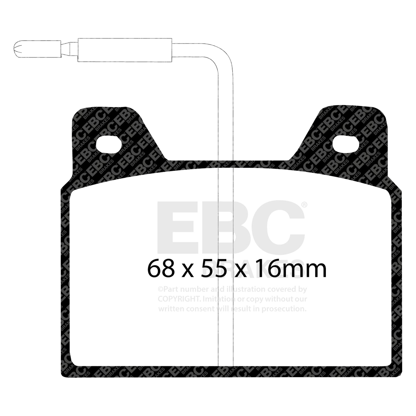 EBC Ultimax OE Replacement Brake Pad Set (DP163)