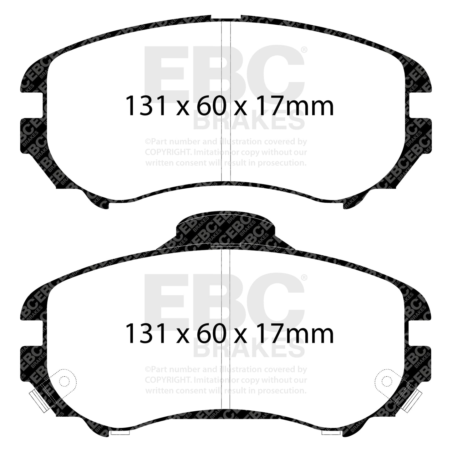 EBC Bluestuff NDX Trackday Brake Pad Set (DP51643NDX)