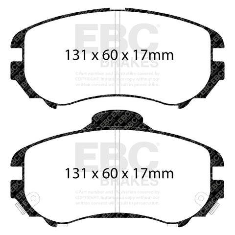 EBC Ultimax OE Replacement Brake Pad Set (DP1643)