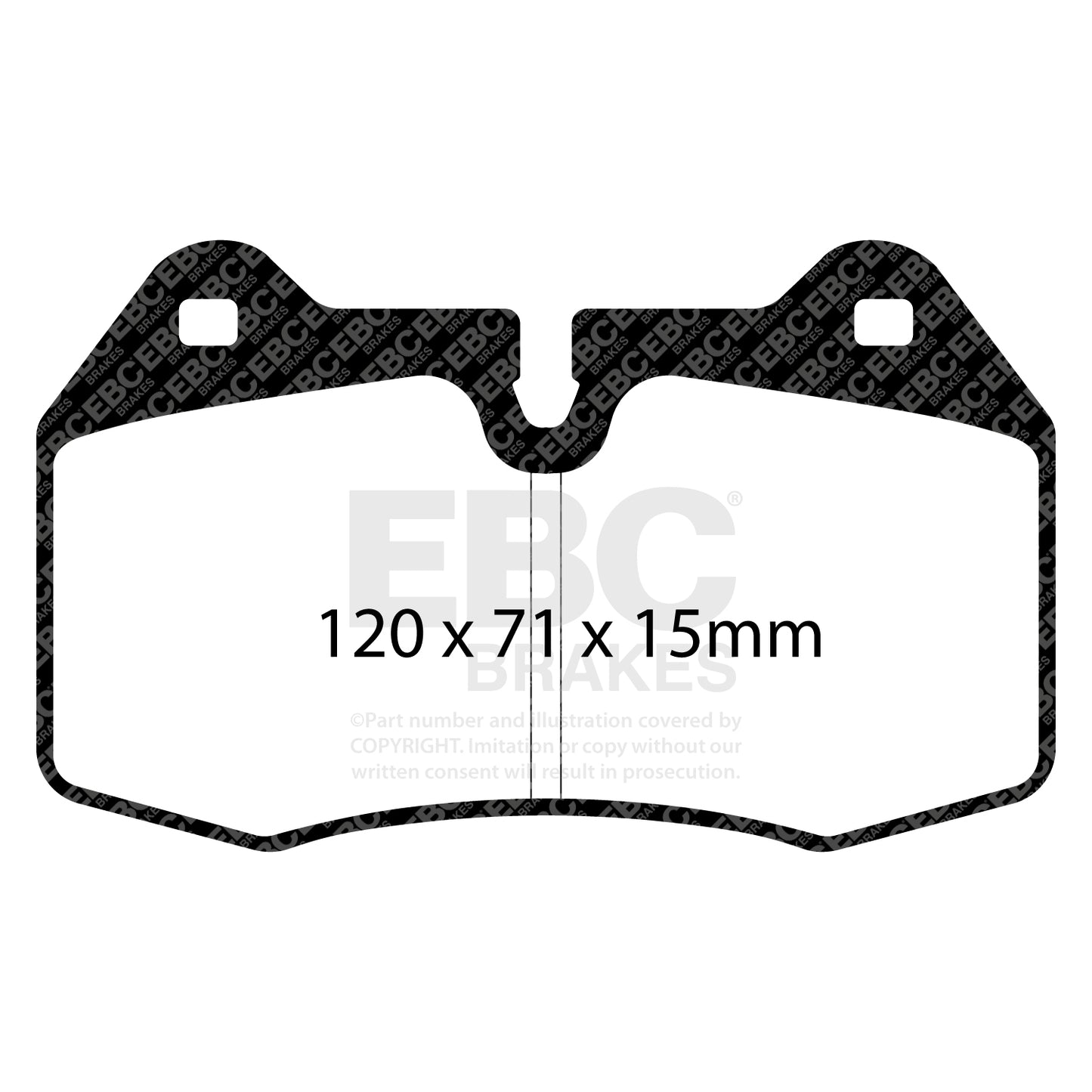 EBC Redstuff 3000 Series Sport Brake Pad Set (DP31644C)