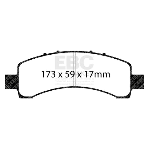 EBC Greenstuff 6000 Series Truck and SUV Brake Pad Set (DP61667)