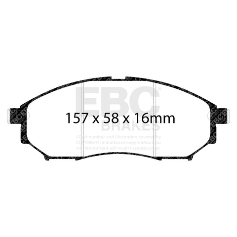 EBC Ultimax OE Replacement Brake Pad Set (DP1671)