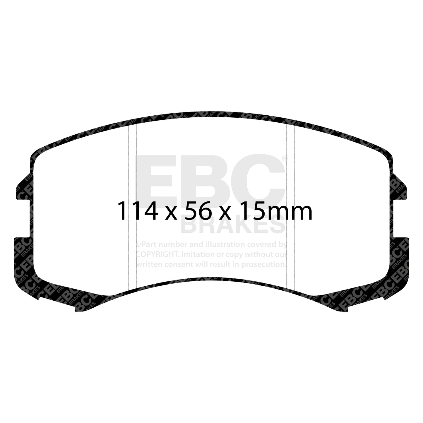 EBC Ultimax OE Replacement Brake Pad Set (DP1678)