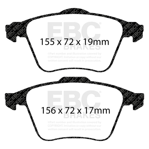 EBC Ultimax OE Replacement Brake Pad Set (DP1679)