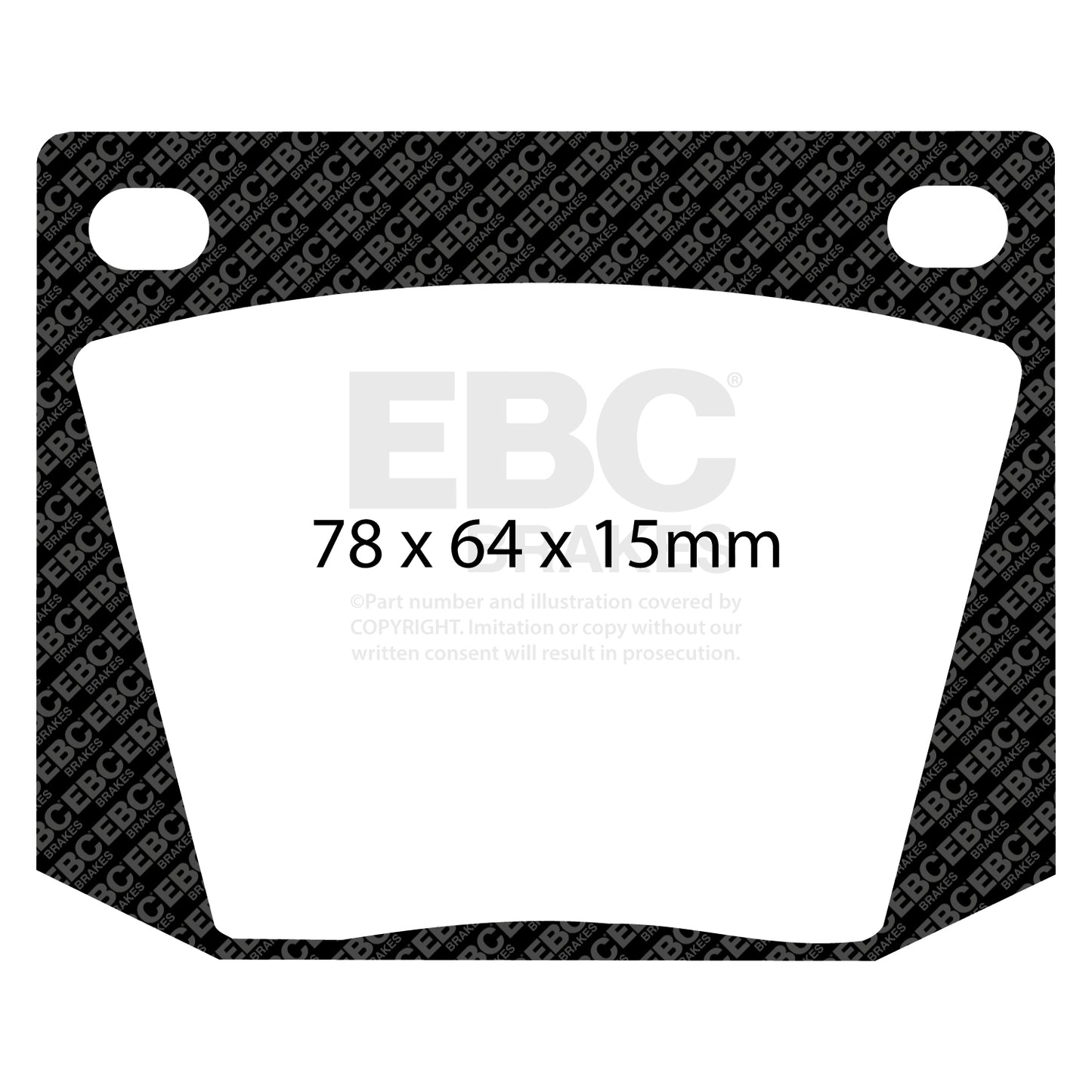 EBC Greenstuff 2000 Series Sport Brake Pad Set (DP2169)