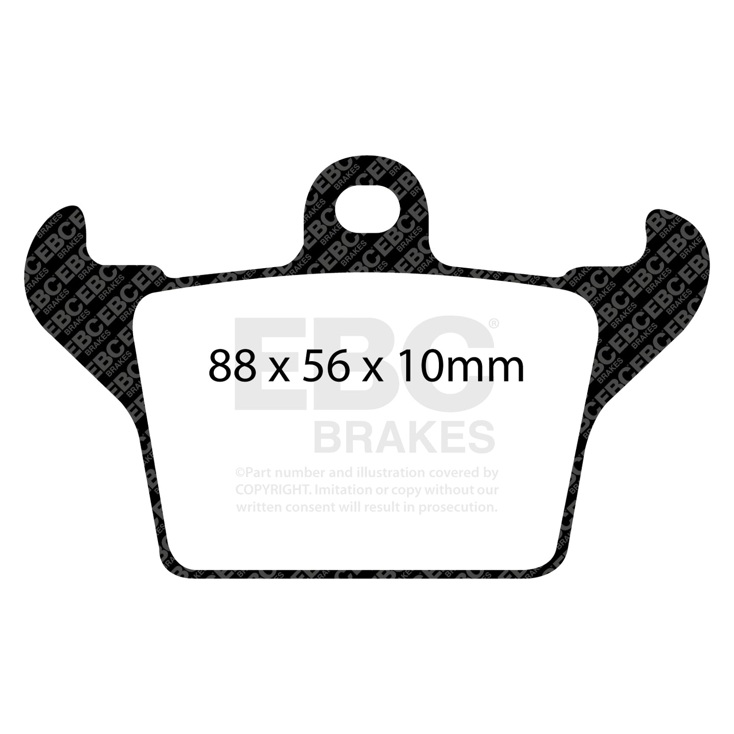 EBC Ultimax OE Replacement Brake Pad Set (DP1719)