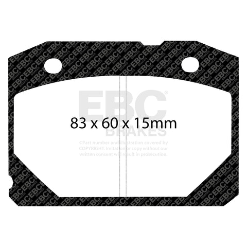 EBC Ultimax OE Replacement Brake Pad Set (DP172)