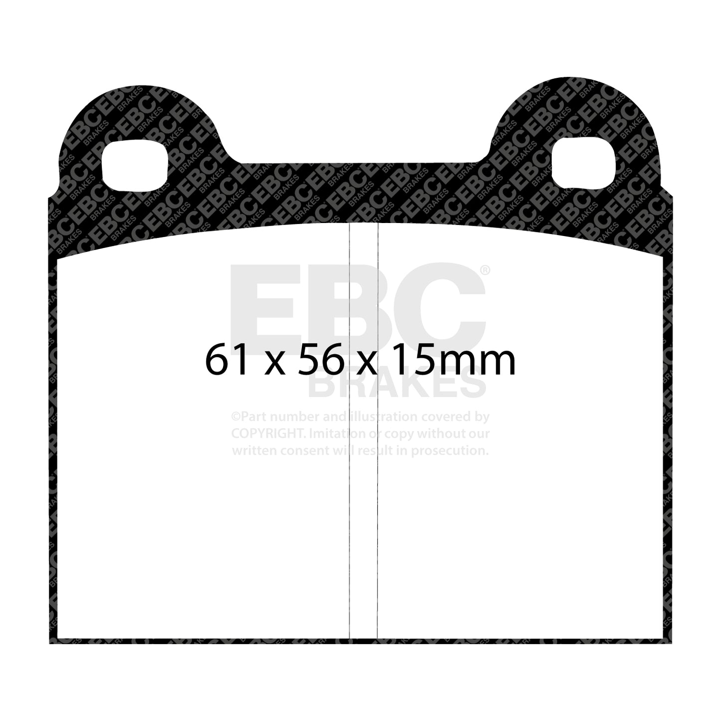 EBC Ultimax OE Replacement Brake Pad Set (DP174)