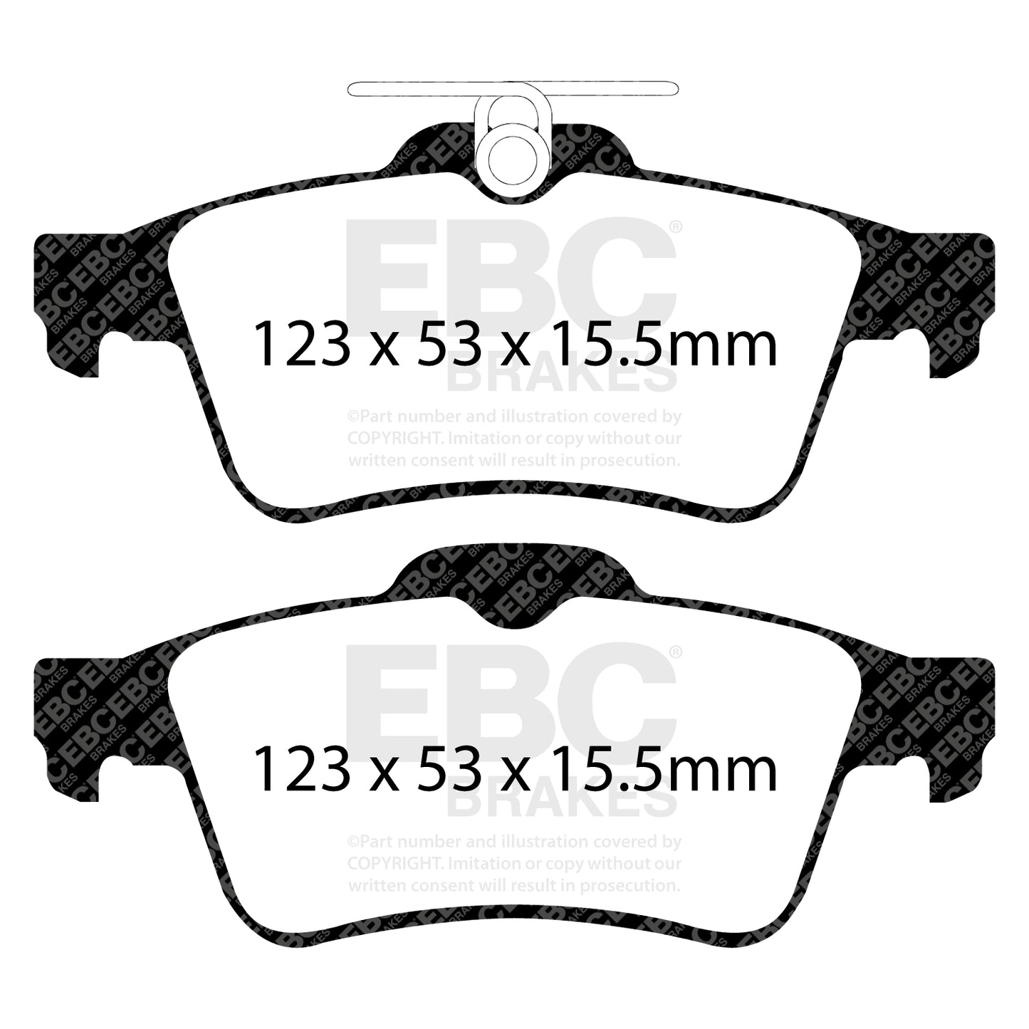 EBC Ultimax OE Replacement Brake Pad Set (DP1749)