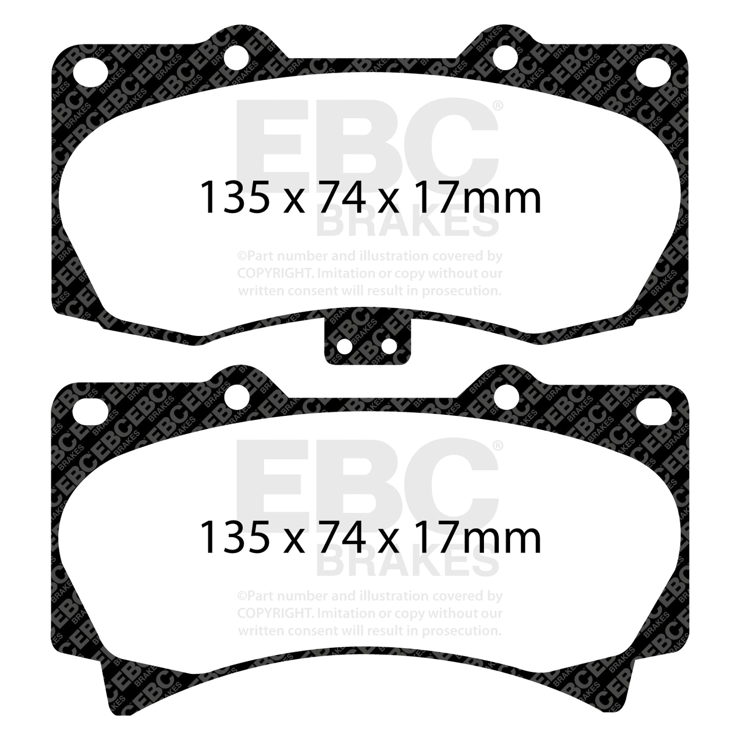 EBC Ultimax OE Replacement Brake Pad Set (DP1759)