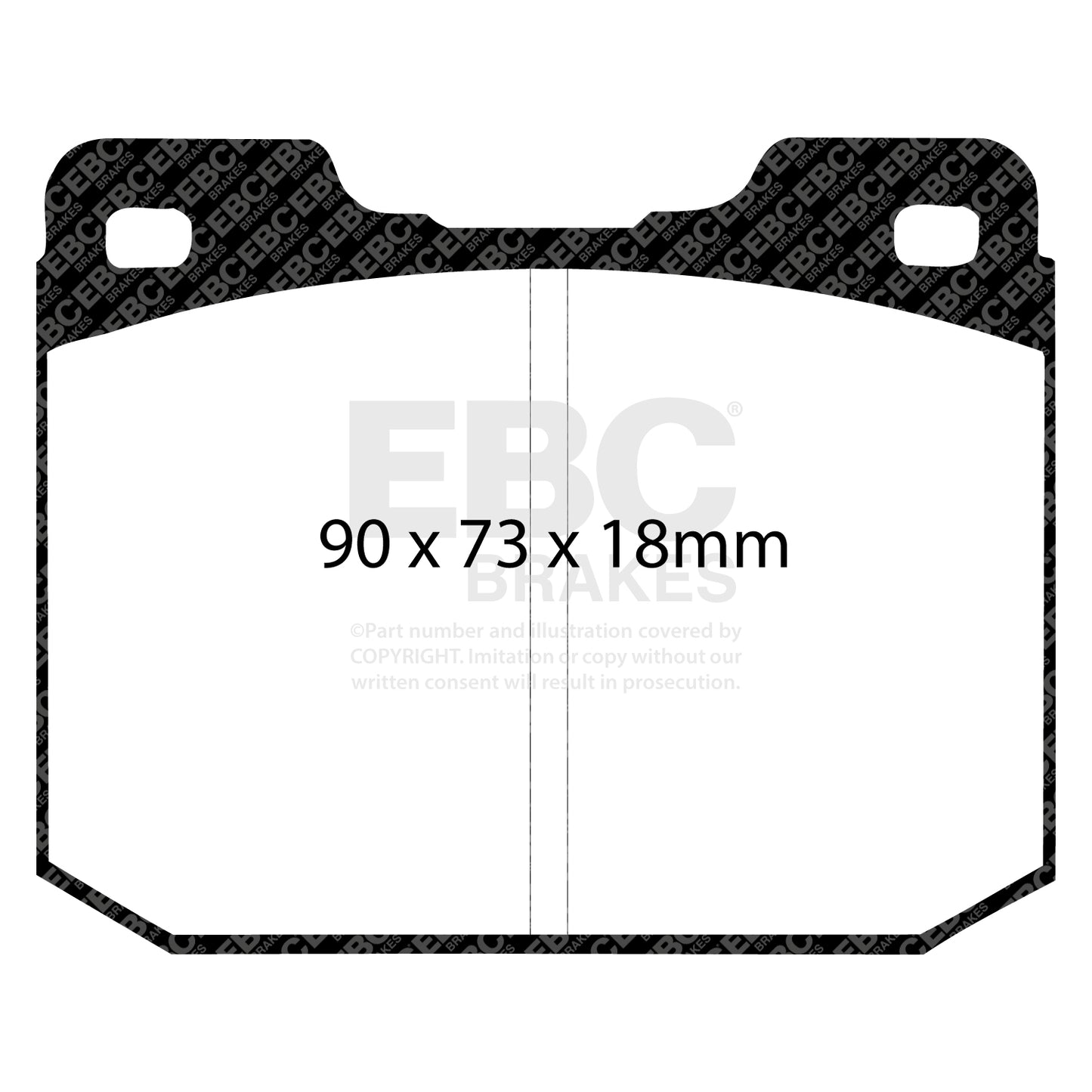 EBC Ultimax OE Replacement Brake Pad Set (DP175/2)