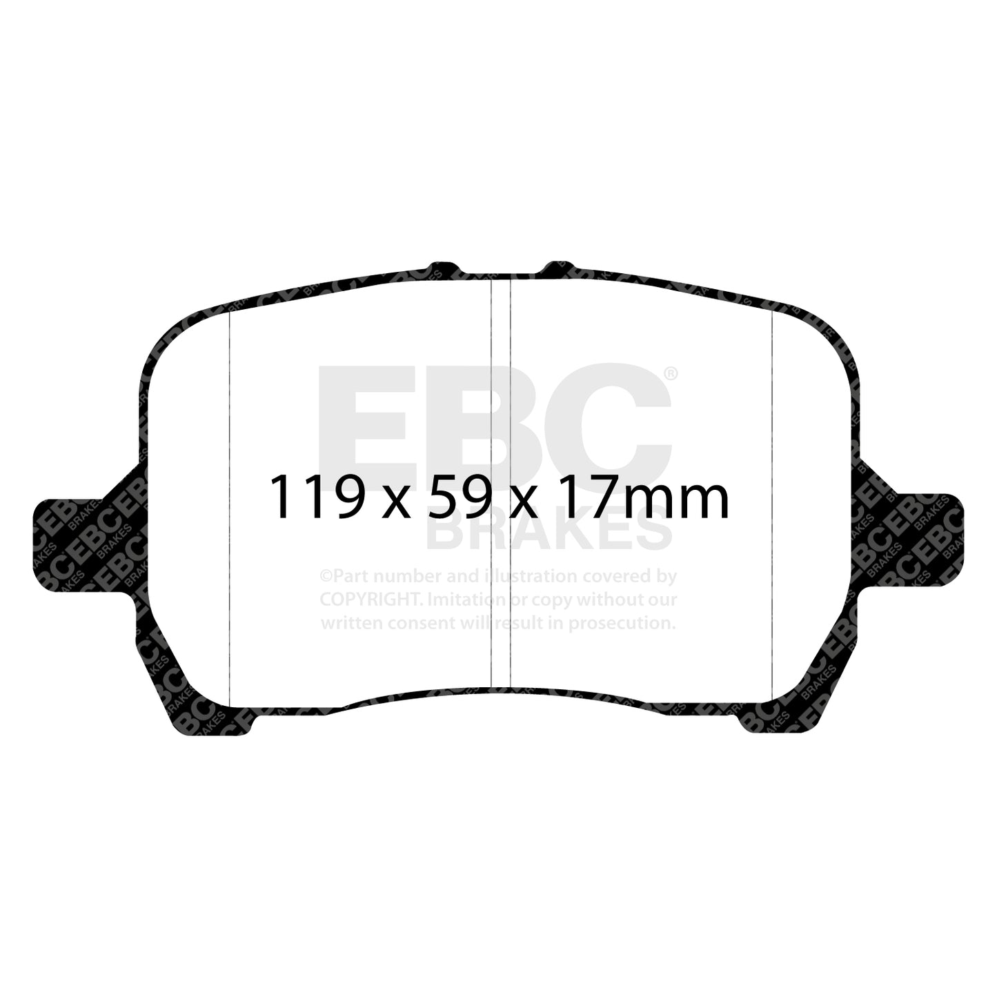 EBC Ultimax OE Replacement Brake Pad Set (DP1763)